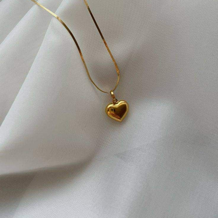 Golden Heart Necklace