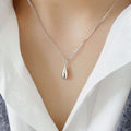 Silver Water Drop Necklace