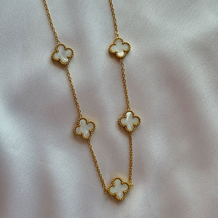 White Clover Necklace